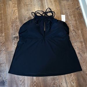 NWT Time and Tru Plus Tankini Top 2X